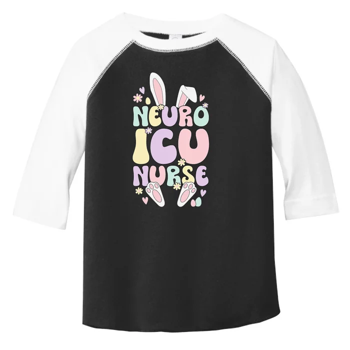 Easter Bunny Neuro ICU Nursing Easter egg hunting Toddler Fine Jersey T-Shirt