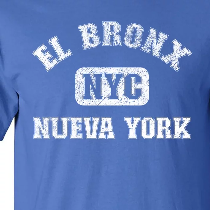 El Bronx Nueva York Nyc Gym Style Distressed Funny Gift Tall T-Shirt