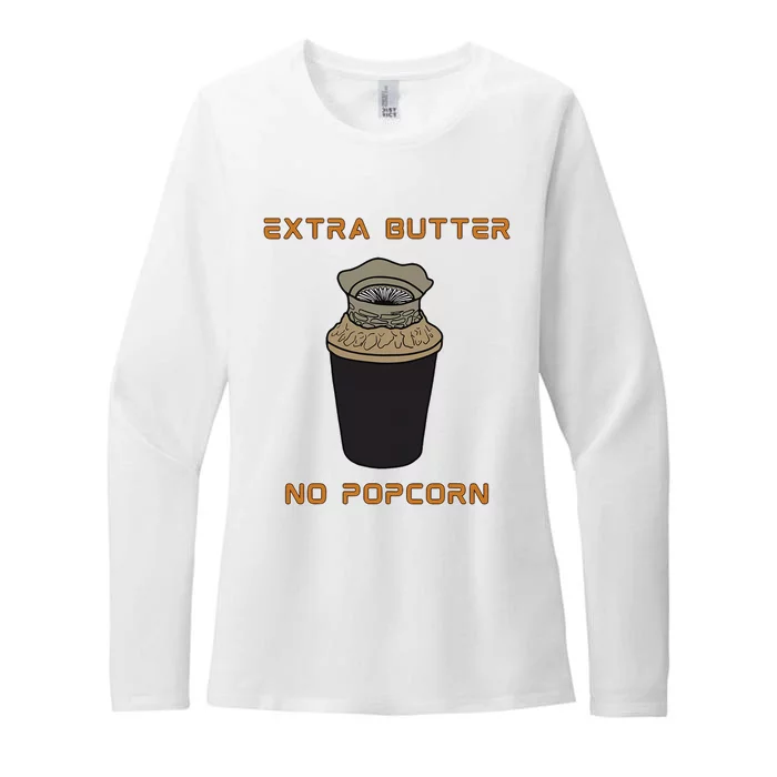 Extra Butter No Popcorn Dune Popcorn Bucket Womens CVC Long Sleeve Shirt