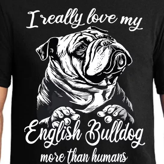 English Bulldog Outfit Love My English Bulldog Pajama Set