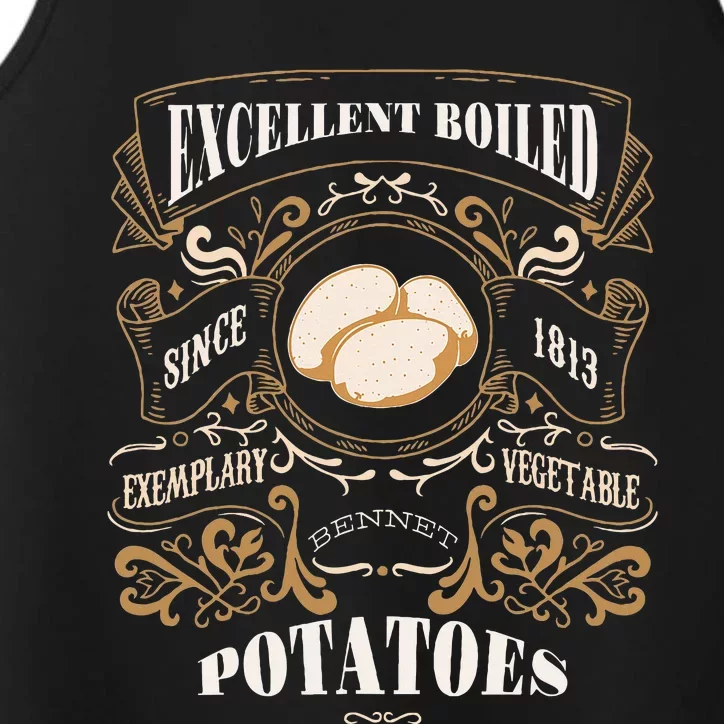 Excellent Boiled Potatoes Pride & Prejudice Jane Austen Performance Tank