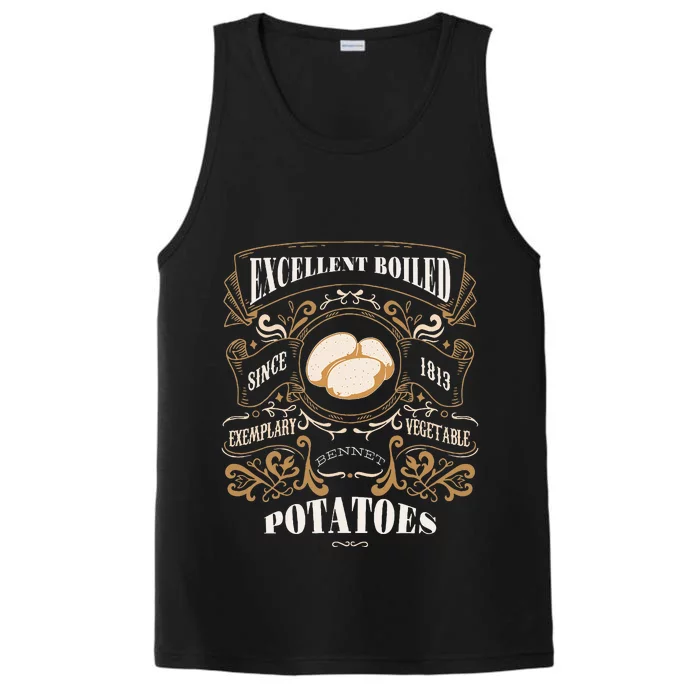 Excellent Boiled Potatoes Pride & Prejudice Jane Austen Performance Tank