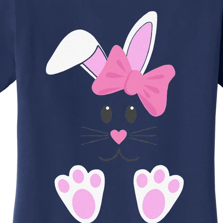 Easter Bunny Pink Bow Easter Women's T-Shirt