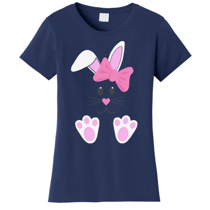 Easter Bunny Pink Bow Easter Women's T-Shirt