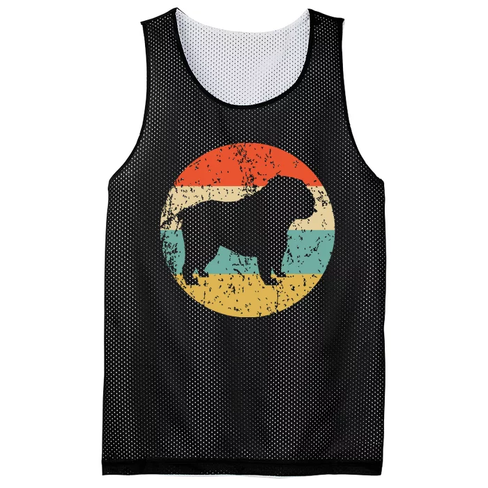 English Bulldog Retro English Bulldog Dog Mesh Reversible Basketball Jersey Tank