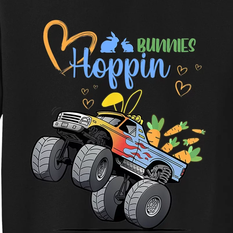 Easter Bunny Rabbit Monster Truck Boy Girl Sweatshirt