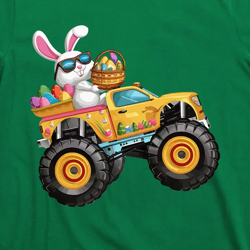 Easter Bunny Riding Monster Truck Adventure T-Shirt