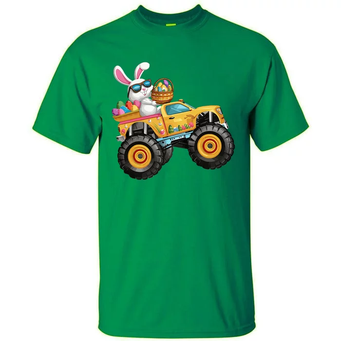 Easter Bunny Riding Monster Truck Adventure Tall T-Shirt