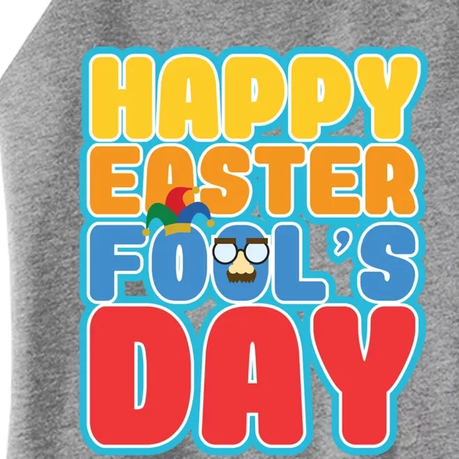 Easter Bunny Rabbit Eggs April 1 Fools Day Gift Women’s Perfect Tri Rocker Tank