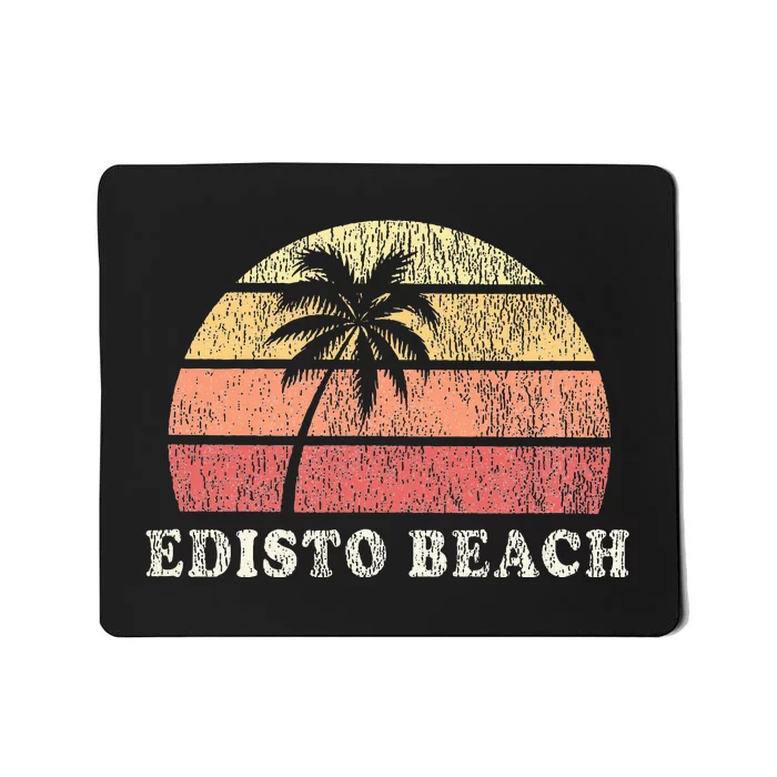 Edisto Beach Sc Vintage 70s Retro Throwback Design Mousepad