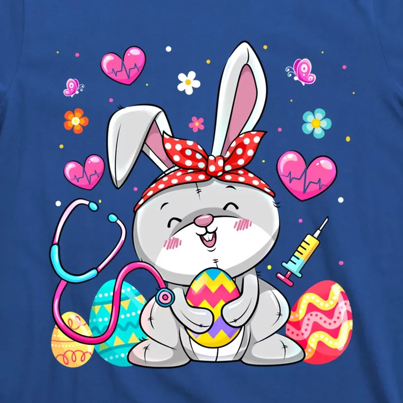 Easter Bunny Stethoscope Eggs Nurse Easter Nursing Medical Gift T-Shirt