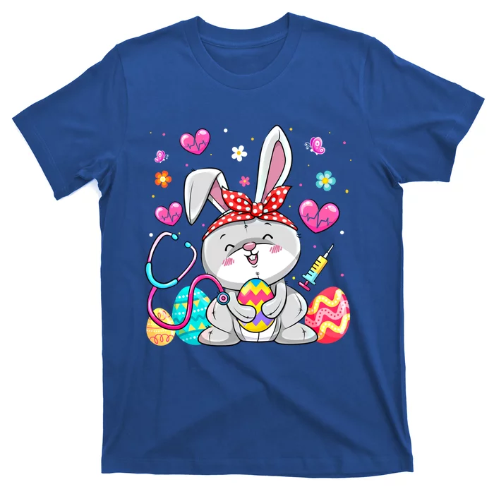 Easter Bunny Stethoscope Eggs Nurse Easter Nursing Medical Gift T-Shirt