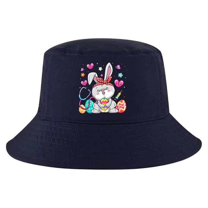 Easter Bunny Stethoscope Eggs Nurse Easter Nursing Medical Gift Cool Comfort Performance Bucket Hat