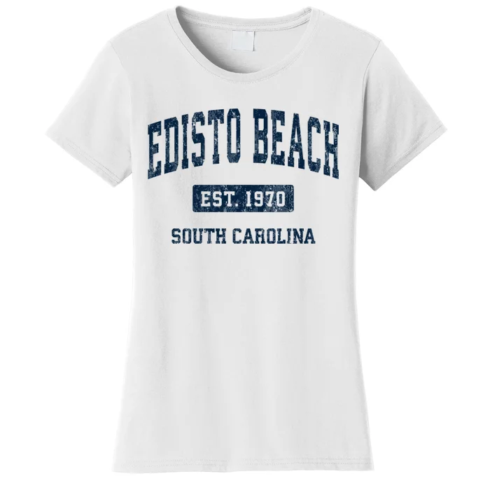 Edisto Beach South Carolina Sc Vintage Athletic Sports Women's T-Shirt