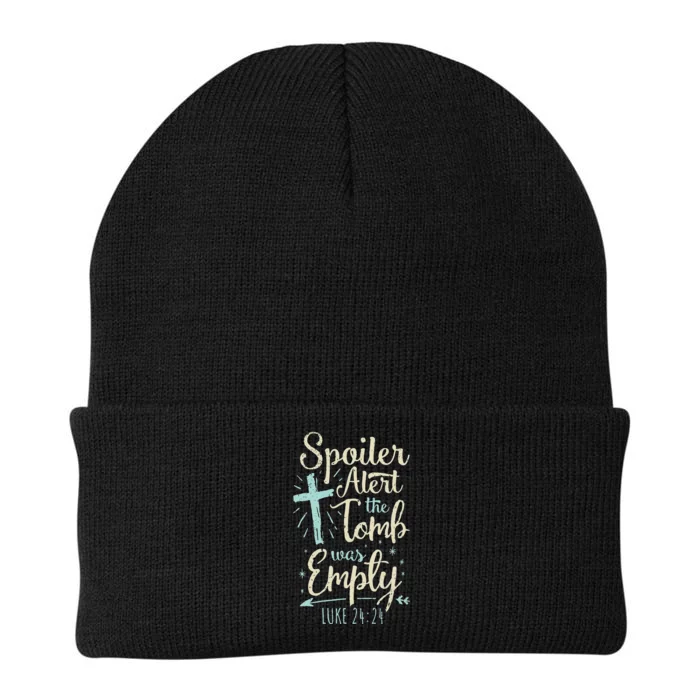 Easter Basket Stuffers Spoiler Alert Tomb Was Empty Knit Cap Winter Beanie