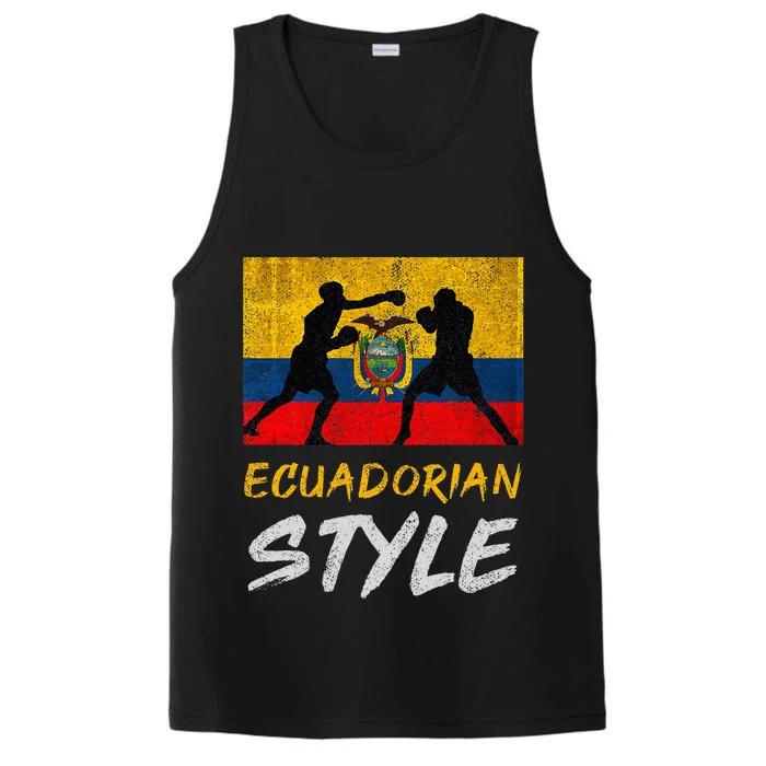 Ecuadorian Boxing Style Ecuador Pride Boxing Performance Tank