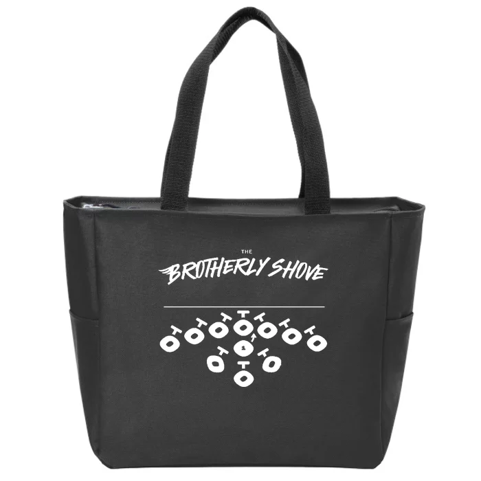 Eagles Brotherly Shove Zip Tote Bag