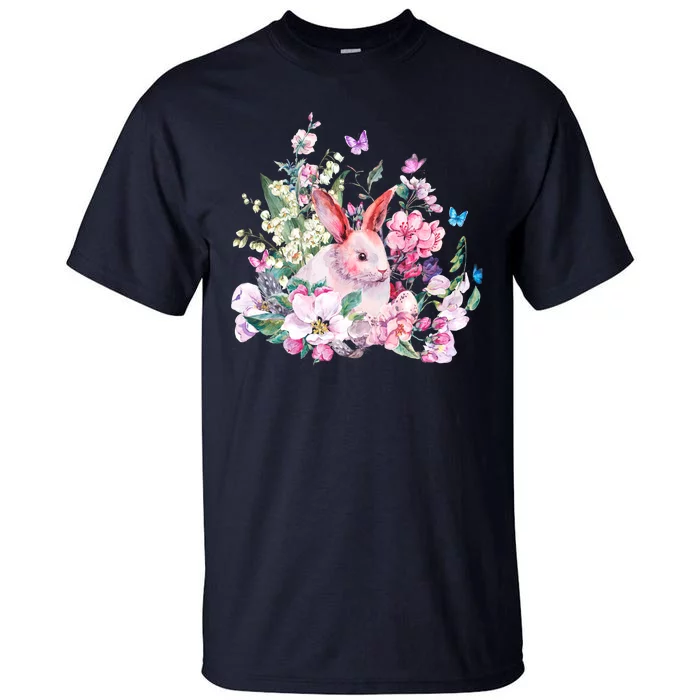 Easter Bunny Spring Flower Tall T-Shirt