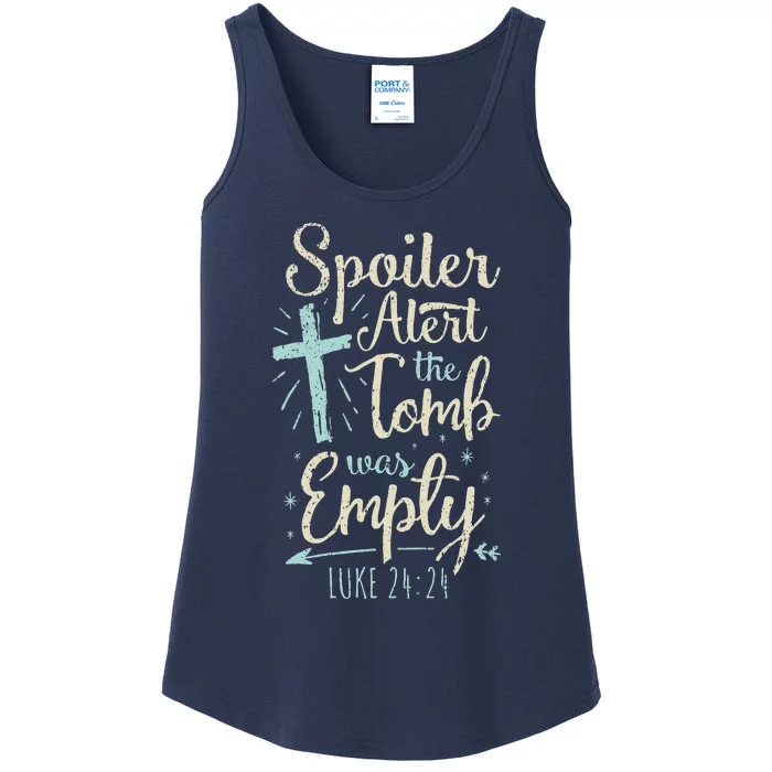 Easter Basket Stuffers Spoiler Alert Tomb Was Empty Ladies Essential Tank