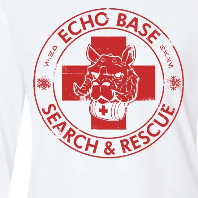 Echo Base Search And Rescue Womens Cotton Relaxed Long Sleeve T-Shirt