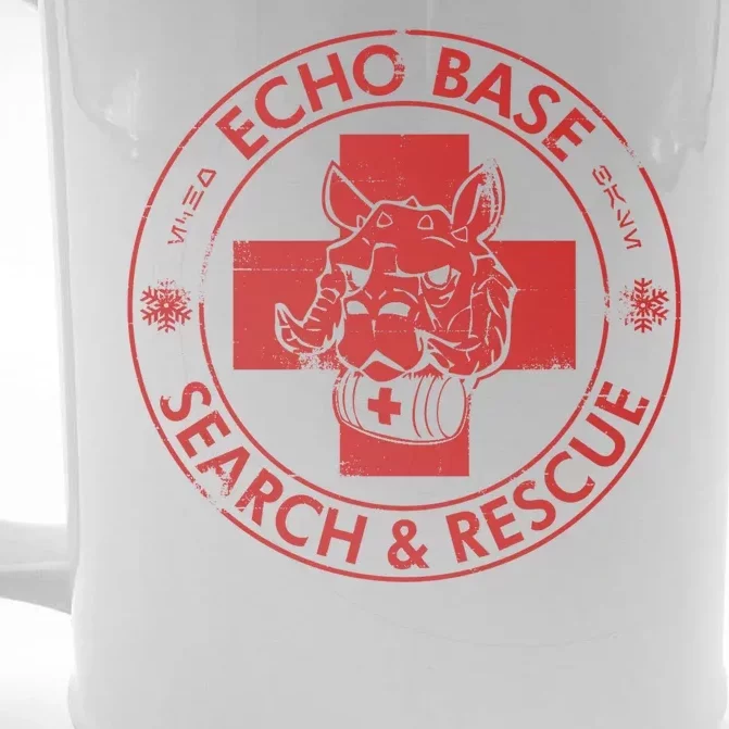 Echo Base Search And Rescue Front & Back Beer Stein