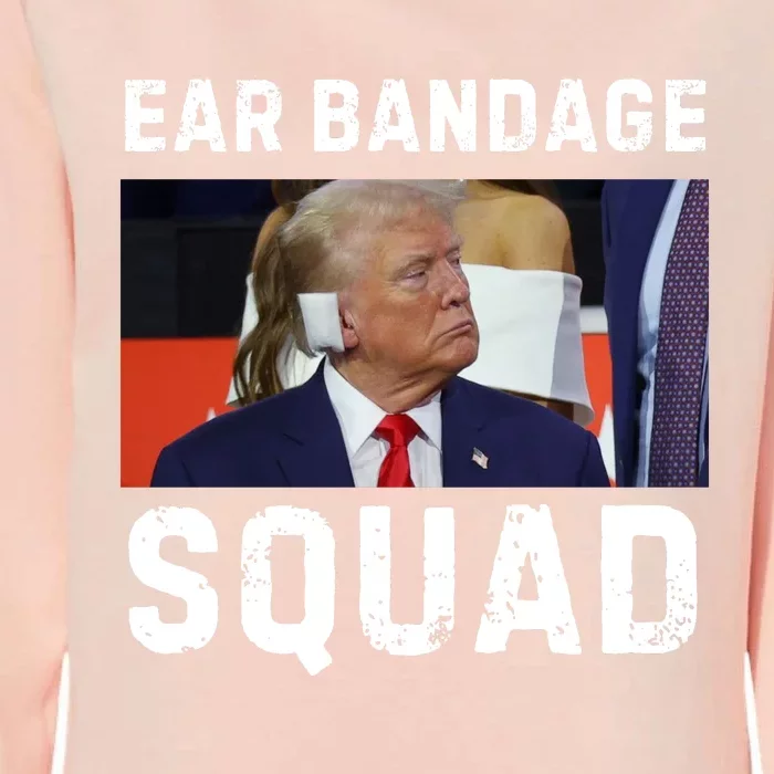 Ear Bandage Squad Womens California Wash Sweatshirt