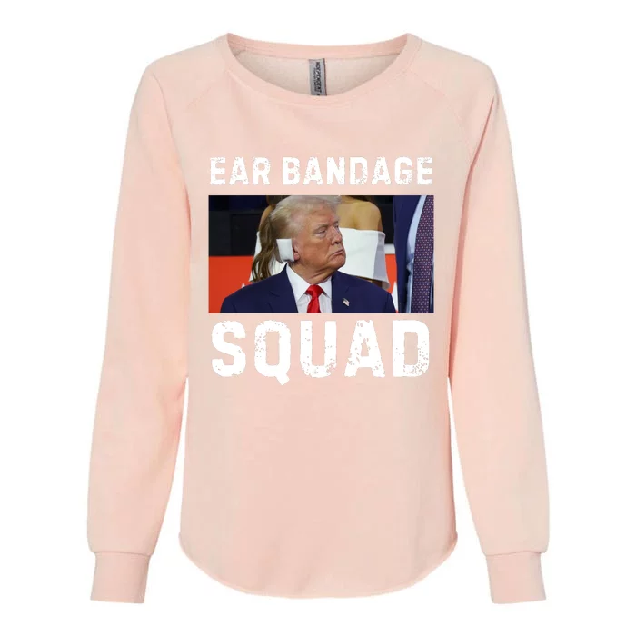 Ear Bandage Squad Womens California Wash Sweatshirt