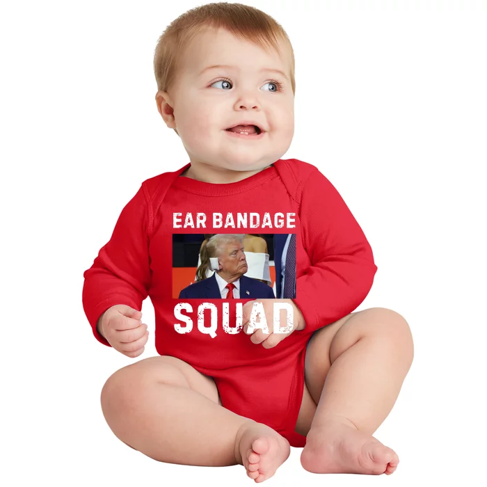 Ear Bandage Squad Baby Long Sleeve Bodysuit