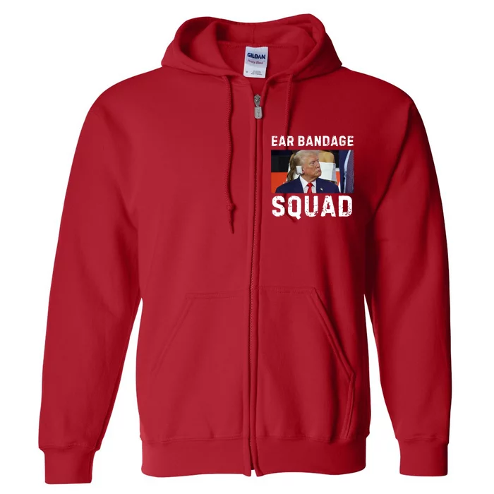 Ear Bandage Squad Full Zip Hoodie