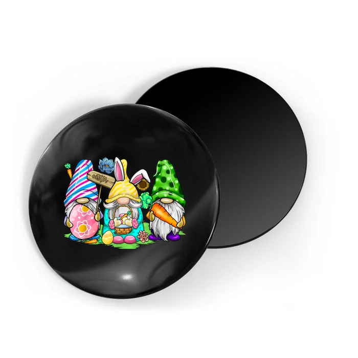 Easter Bunny Spring Gnome Easter Egg Hunting And Basket Gift Magnet