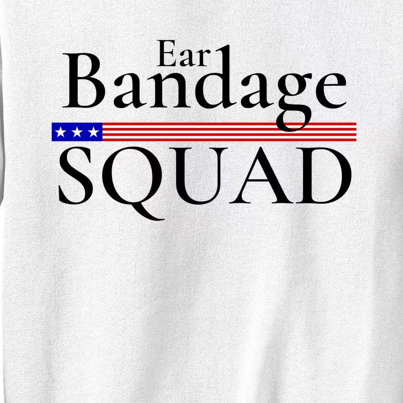 Ear Bandage Squad Patriotic Usa American Sweatshirt