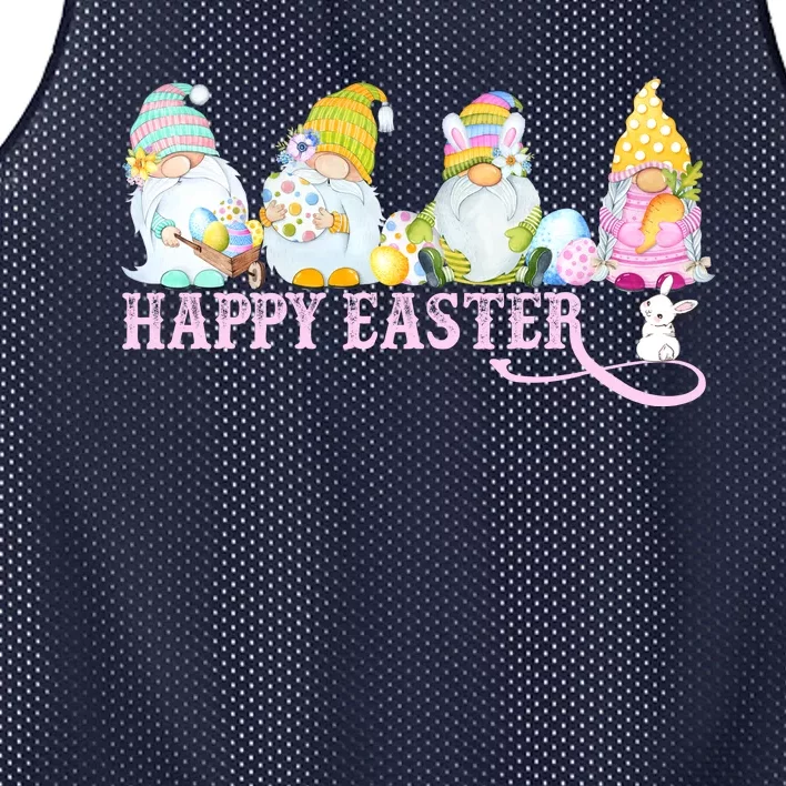 Easter Bunny Spring Gnome Easter Egg Hunting And Basket Mesh Reversible Basketball Jersey Tank