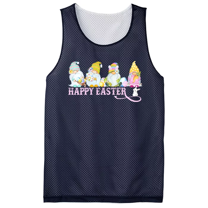 Easter Bunny Spring Gnome Easter Egg Hunting And Basket Mesh Reversible Basketball Jersey Tank