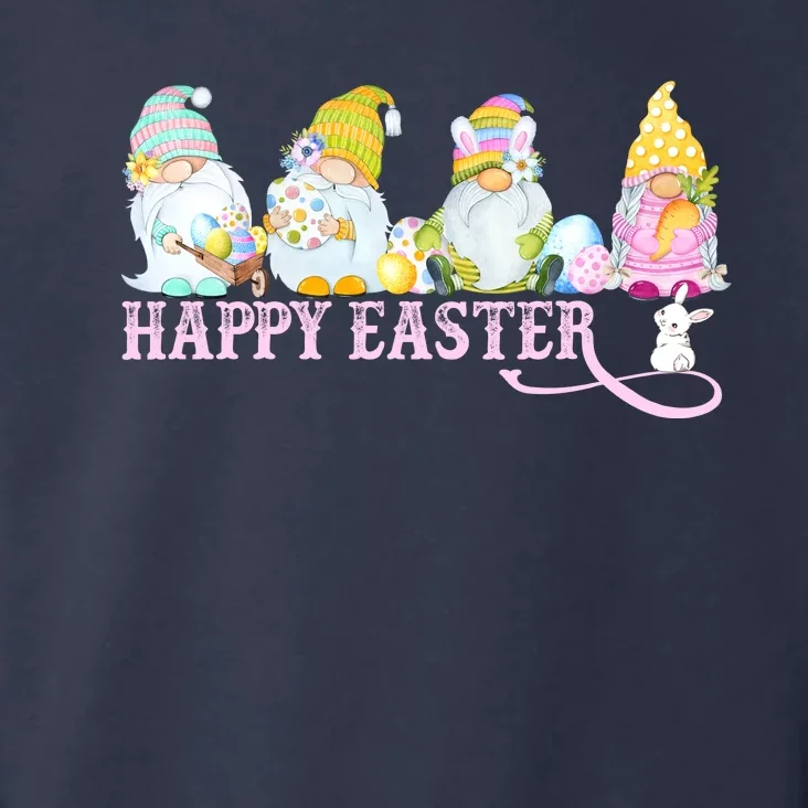 Easter Bunny Spring Gnome Easter Egg Hunting And Basket Toddler Hoodie