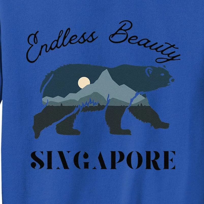 Endless Beauty Singapore Vacation Outfit Bear Singapore Tall Sweatshirt