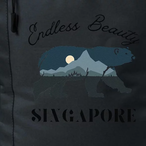 Endless Beauty Singapore Vacation Outfit Bear Singapore Daily Commute Backpack