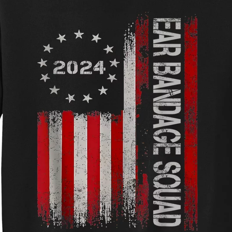 Ear Bandage Squad Patriotic Usa American Tall Sweatshirt