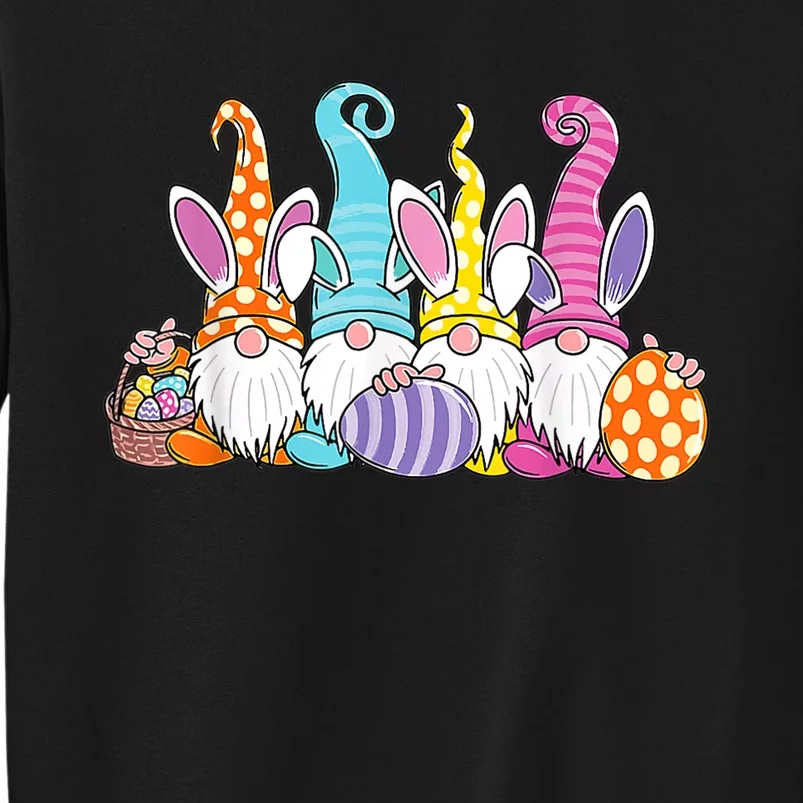 Easter Bunny Spring Gnome Easter Egg Hunting And Basket Gift Sweatshirt