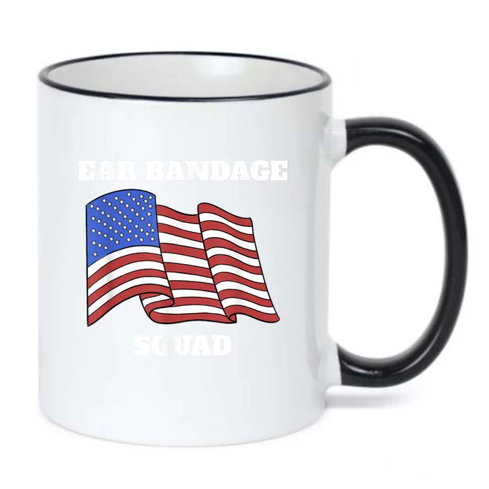 Ear Bandage Squad Patriotic Usa American Black Color Changing Mug