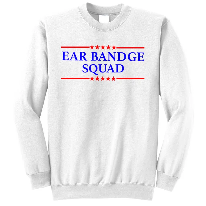 Ear Bandage Squad Patriotic Usa American Sweatshirt