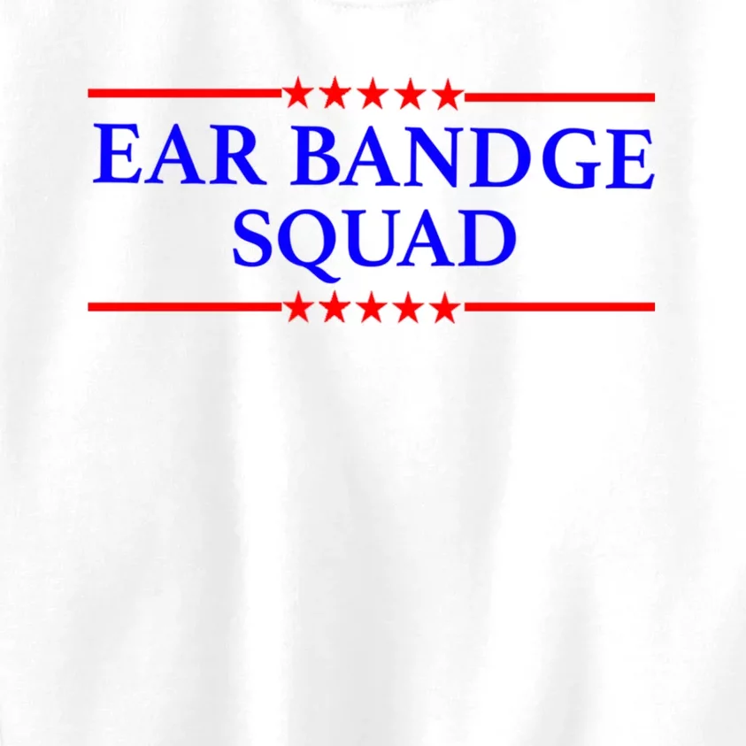 Ear Bandage Squad Patriotic Usa American Kids Sweatshirt