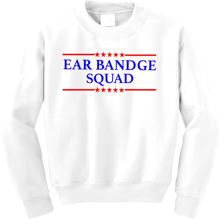 Ear Bandage Squad Patriotic Usa American Kids Sweatshirt