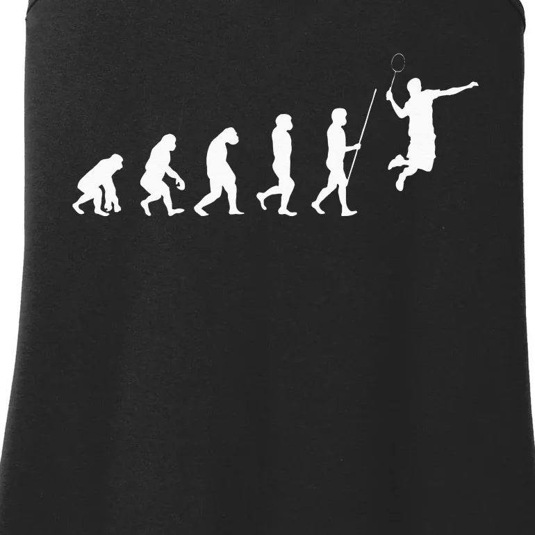 Evolution Badminton Shuttlecock Badminton Player Gift Ladies Essential Tank