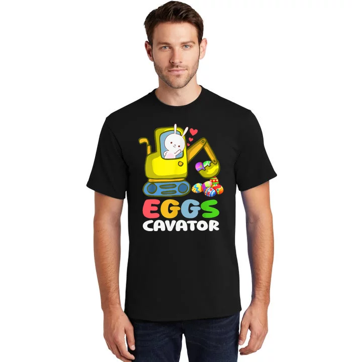 EggsCavator Bunny Toy Excavator, Funny Tall T-Shirt