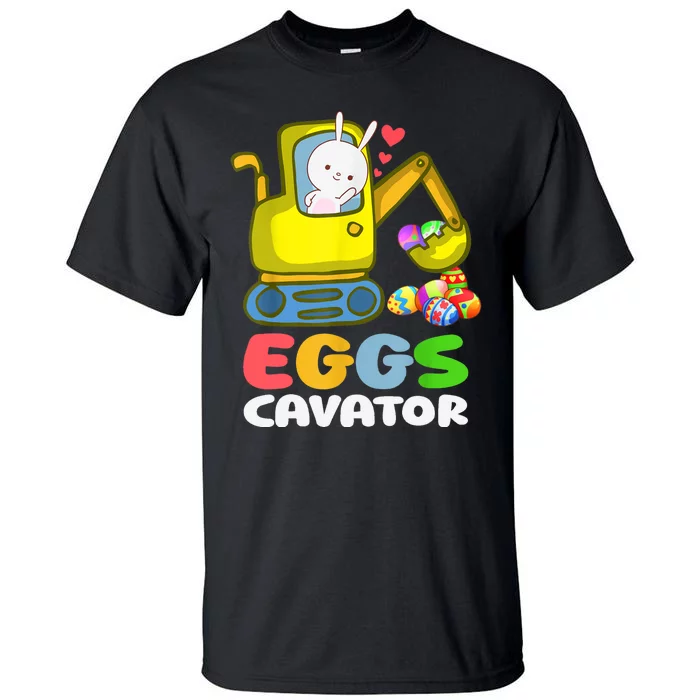 EggsCavator Bunny Toy Excavator, Funny Tall T-Shirt