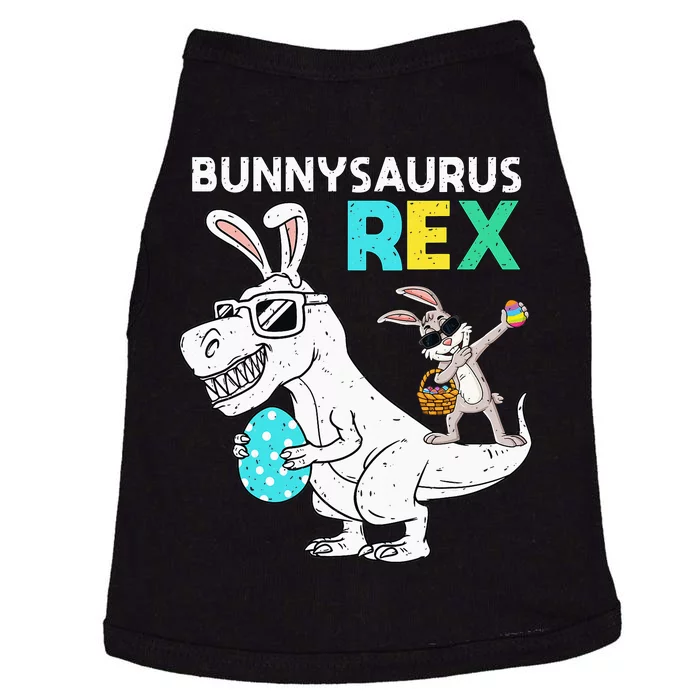 Easter Bunnysaurus T Rex Dino Dabbing Rabbit Doggie Tank