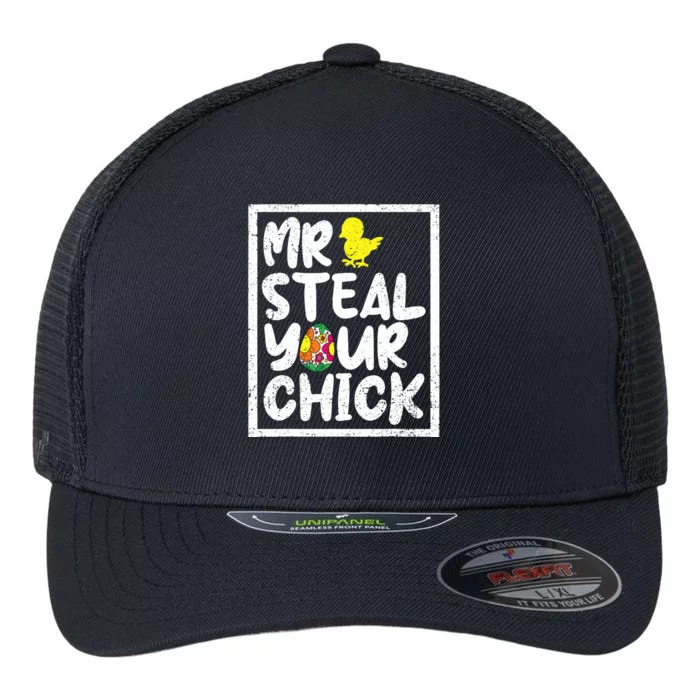 Easter Boy Toddlers Mr Steal Your Chick Funny Spring Humor Flexfit Unipanel Trucker Cap