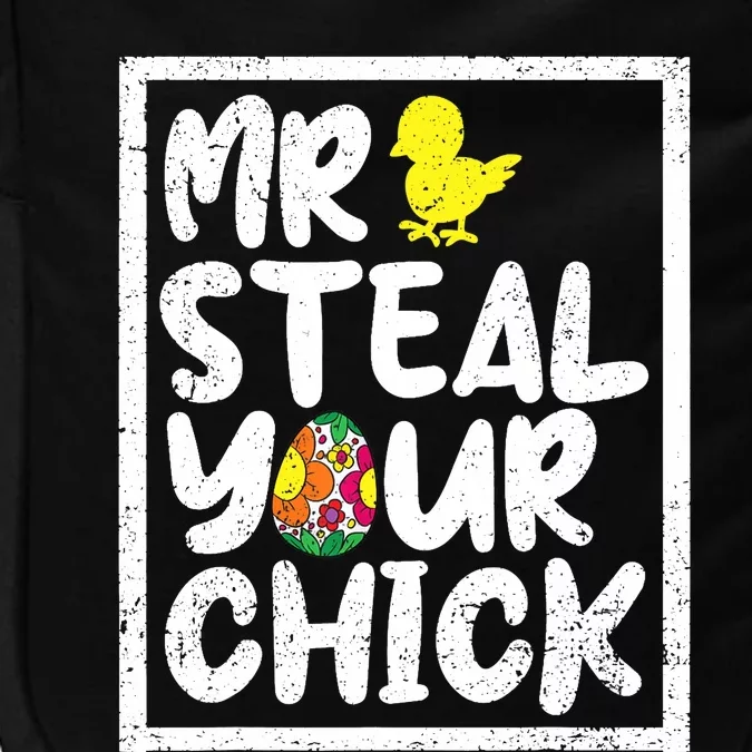 Easter Boy Toddlers Mr Steal Your Chick Funny Spring Humor Impact Tech Backpack