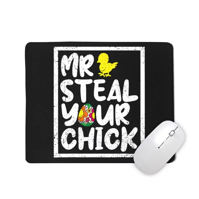 Easter Boy Toddlers Mr Steal Your Chick Funny Spring Humor Mousepad