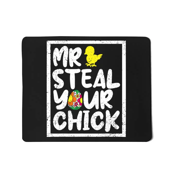 Easter Boy Toddlers Mr Steal Your Chick Funny Spring Humor Mousepad